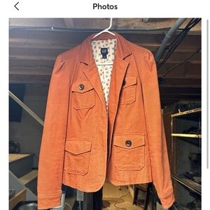 Vintage orange gap corduroy jacket